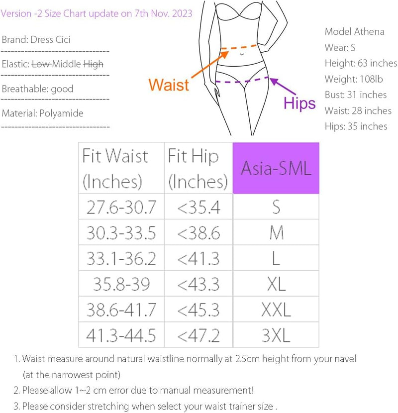 Dress Cici Body Shaper for Women Full Body Shaper, Thigh Slimmer, Hip Up, Waist Compression, Shoulder Adjustable Straps