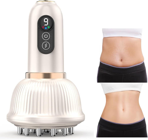 Body Sculpting Machine Lymphatic Drainage Massager & Anti Cellulite Massage Tool,with Microcurrent, Light Heat & Vibration for Legs, Arms & Belly, Body,Helps Reduce Cellulite
