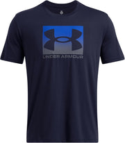 mens Ua M Boxed Sports Updated Ss T-shirt - Midnight Navy / / Black
