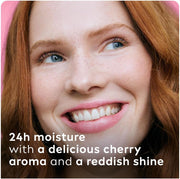 Cherry Shine Lip Balm, 24H Melt-In Moisture, with Shea Butter and Natural Oils Enriched with Vitamins, with Natural Ingredients, Mineral Oil Free, Vegan, 4.8g
