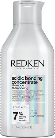 Acidic Bonding Concentrate Shampoo For Damaged Hair Repair Strengthens and Repairs Weak and Brittle Hair Sulfate-Free With Citric Acid 300ml - 300ml