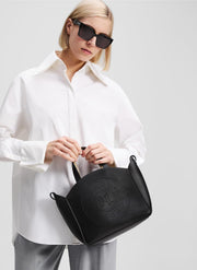 k/circle sm tote perforated