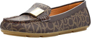 Lisa Womens Loafer Flat - Brown 913