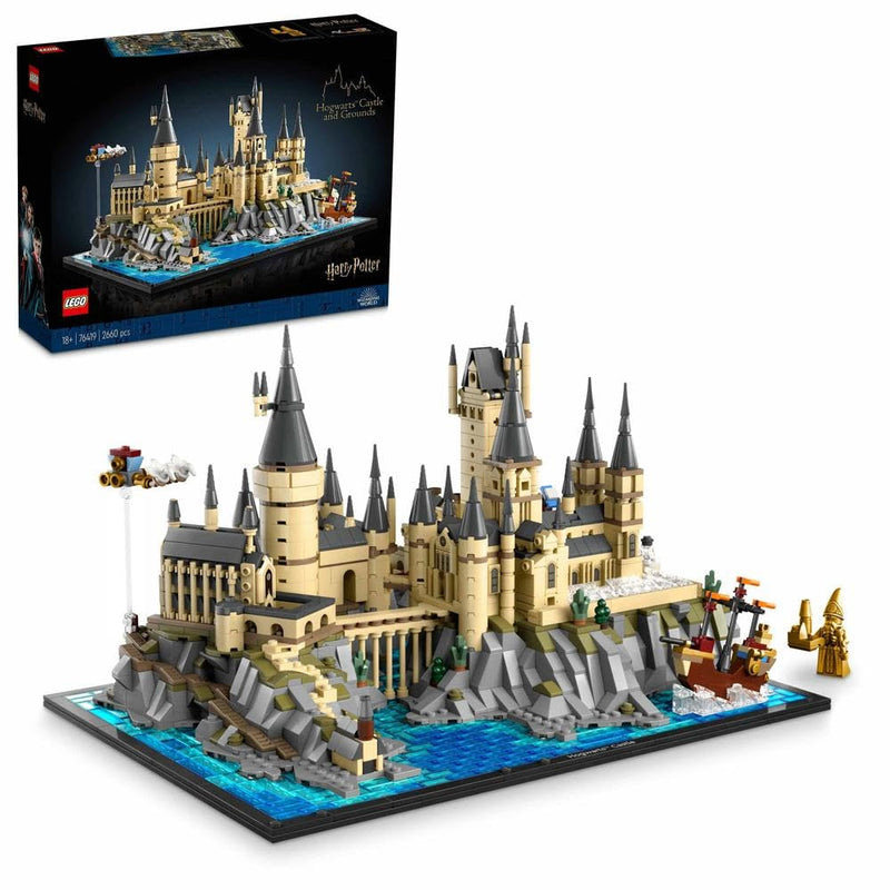 LEGO Harry Potter Hogwarts Castle and Grounds - Collectible Set for Adults incl. Main & Astronomy Towers, Great Hall, Chamber of Secrets & Architect Minifigure, Ramadan Gift Idea 76419