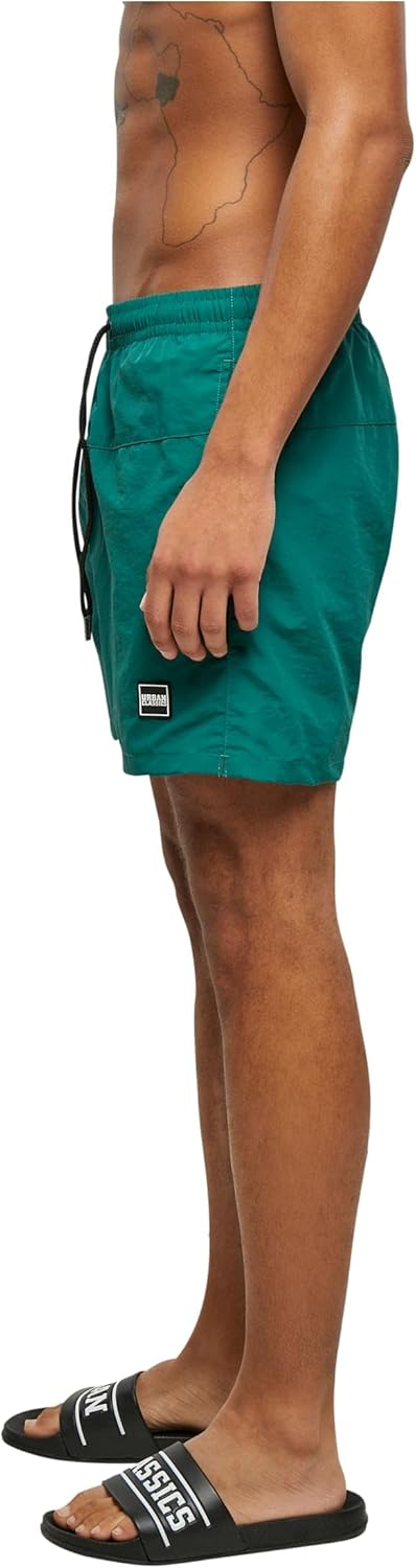 Urban Classics mens Block Swim Shorts Swim Trunks