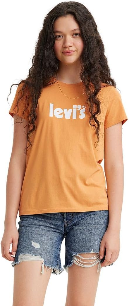 Womens The Perfect Tee T Shirt, Yellows/Oranges, L - Yellows/Oranges