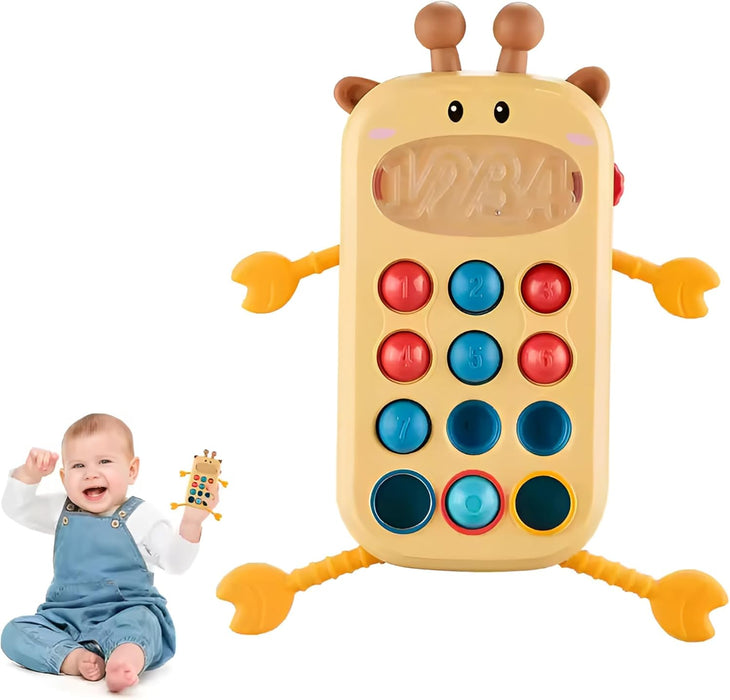 Twisoo Baby Sensory & Montessori Toys – Developmental Teething, Fidget & Activity Toys for Infants & Toddlers, Fine Motor Skill & Learning Playsets Multiple Styles (TOY-006-Red)