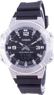 Stainless Steel Band Analog Digital - Black/White