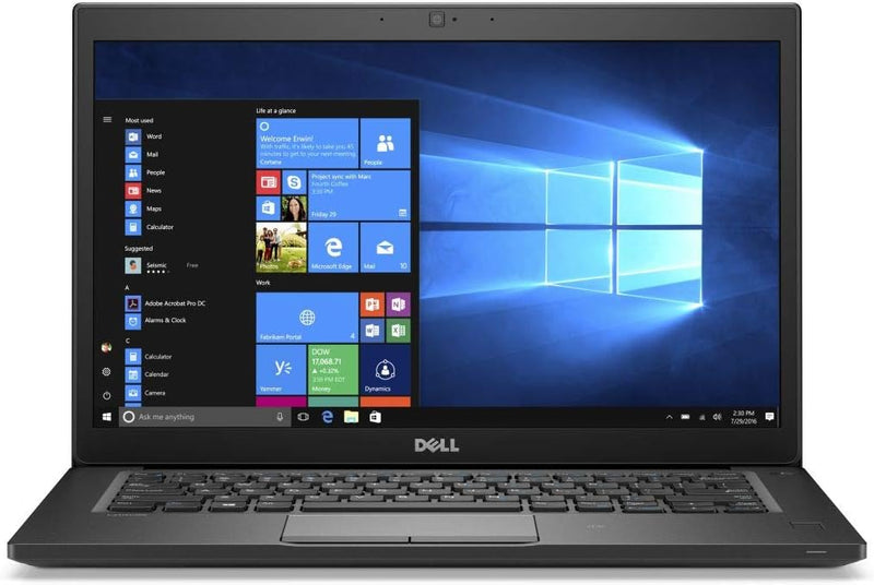 Dell (Refurbished) Latitude 7480 Business Laptop, Intel Core i5-6th Generation CPU, 8GB DDR4 RAM, 256GB SSD Hard, 14.1 inch Display, Windows 10 Pro with