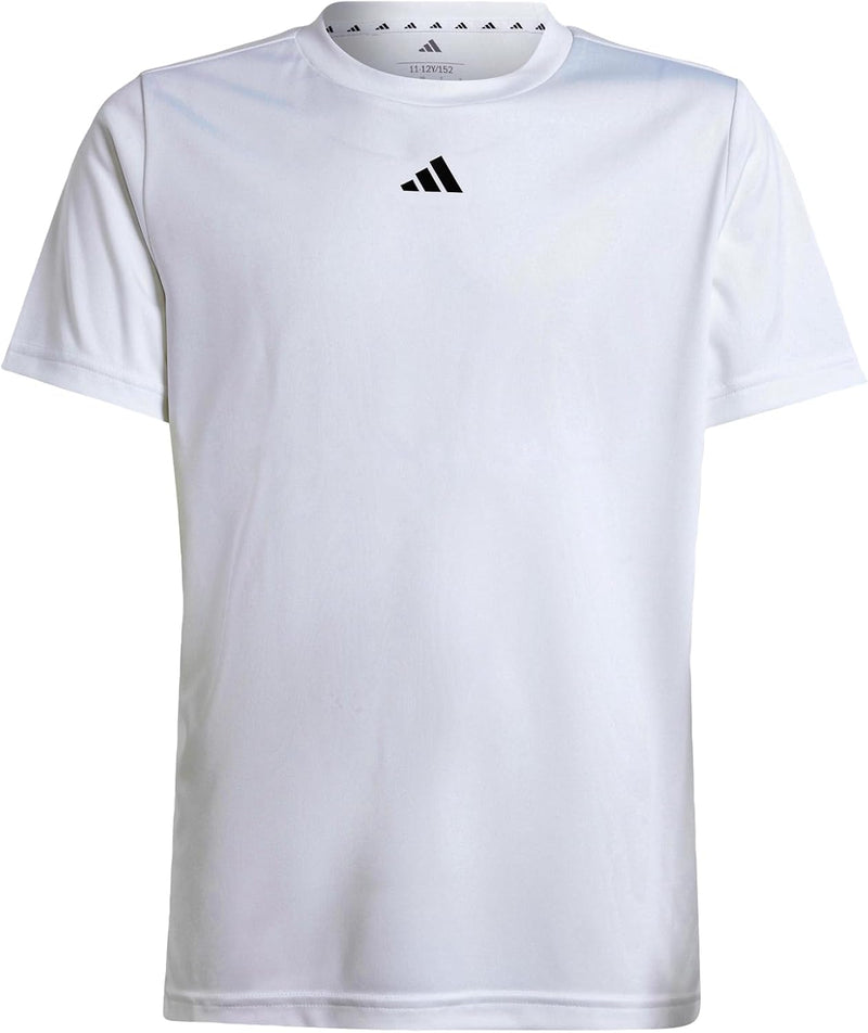 Unisex Kids Train Essentials Logo Regular Fit T-shirt Junior T-Shirt - WHITE/BLACK
