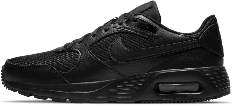 Nike Air Max Mns mens LACED SHOES - Black/Black-Black