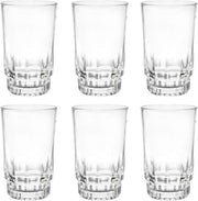 Royalford 6 Pieces Glass Set, Clear - 6 pieces