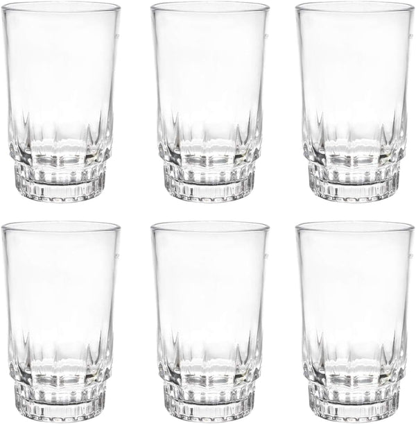 Royalford 6 Pieces Glass Set, Clear - 6 pieces