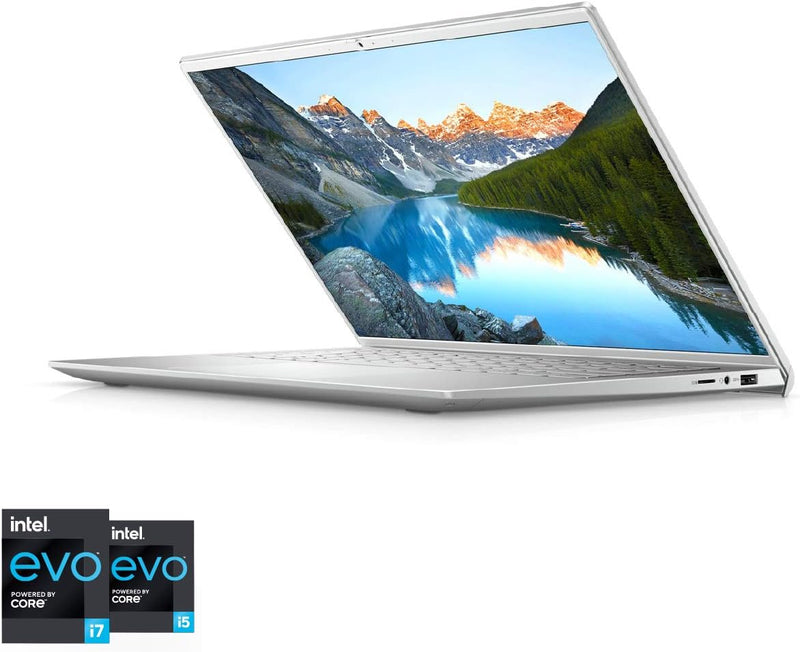 Dell Inspiron 14 7400 Ultraslim Laptop, 11th Gen Intel Core i5-1135G7, 14.5 Inch QHD+, 256GB SSD, 8 GB RAM, Intel® Iris® Xe Graphics, Win 10 Home, Eng Ar KB, Silver