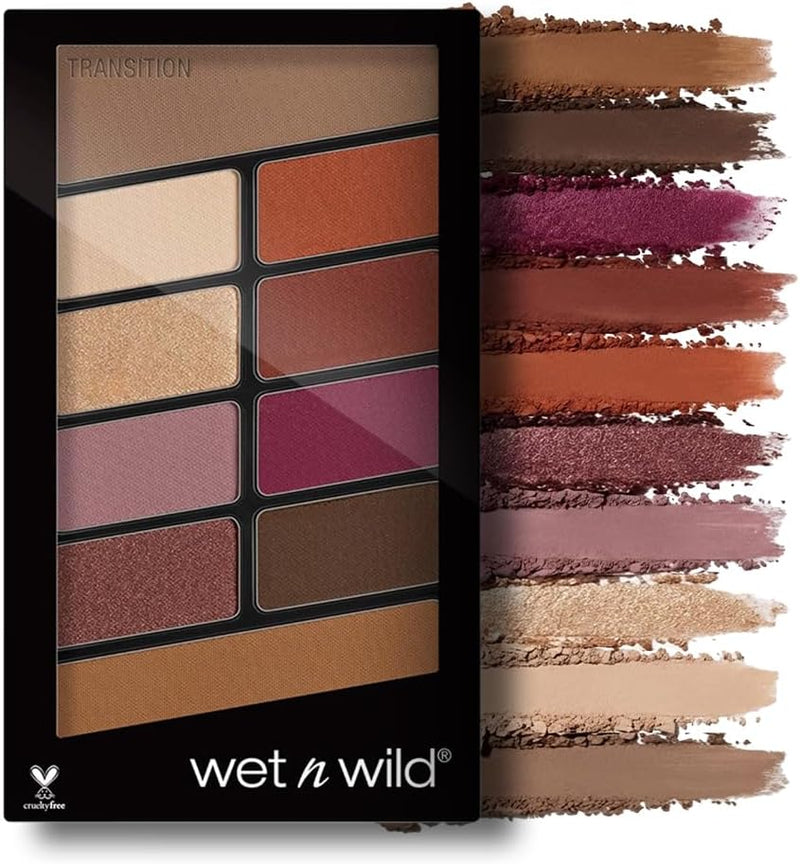 Color Icon 10-Pan Palette, Eyeshadow Palette, 10 Richly Pigmented Colors for Everyday Makeup, Long-Lasting and Easy to Blend Formula, Nude Awakening - Rose in the Air