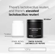 50 Billion CFU Lactobacillus Reuteri Probiotic 50mg per Serving - L Reuteri Probiotics - Highest CFU Count Lactobacillus Reuteri Probiotic - 60 Vegetarian Capsules - 60 Servings