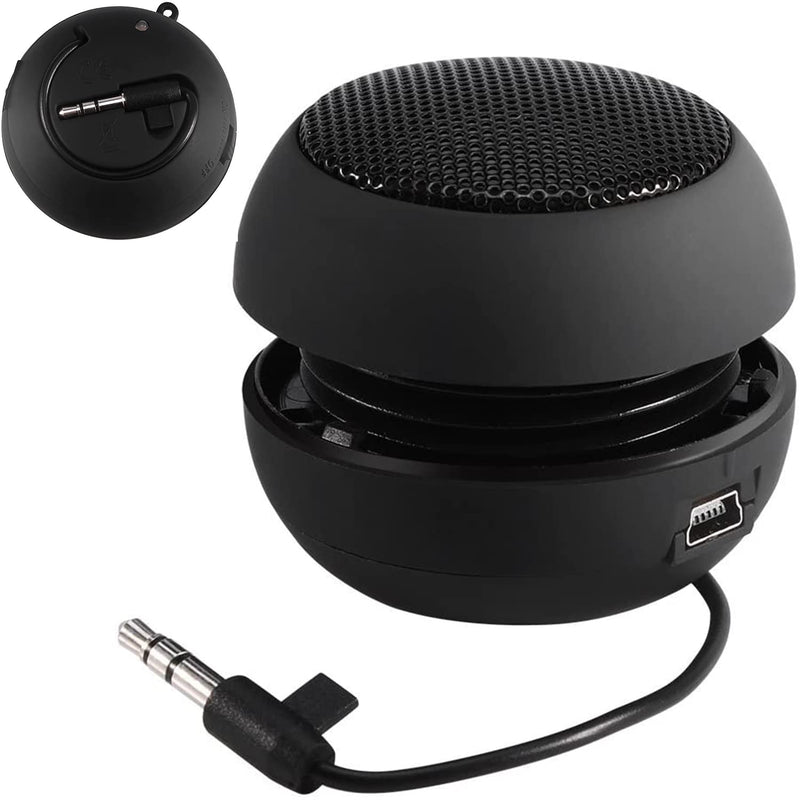 KASTWAVE Mini Speaker, Portable Speaker built-in 3.5mm Aux Audio Jack Plug, HD Stereo Sound Rechargeable Outdoor Speaker for iPad/Smart Phone/Computer
