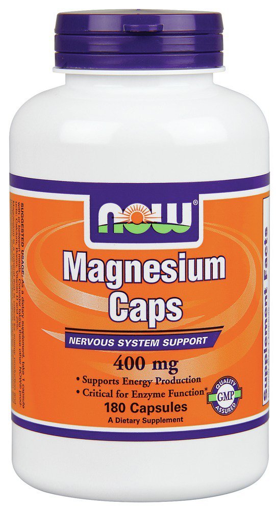 Now Magnesium 400 Mg, 180 Veg Capsules