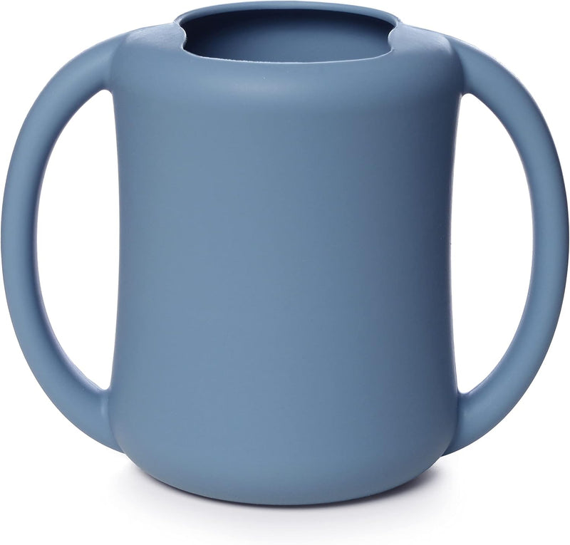 PrimaStella Unbreakable Silicone Baby and Toddler Training Cup (Periwinkle)