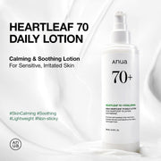 Heartleaf 70 Intense Calming Cream with Ceramide, Panthenol, Heartleaf extract, Korean Skin care - (50ml /1.69Fl. Oz) (Heartleaf Lotion)