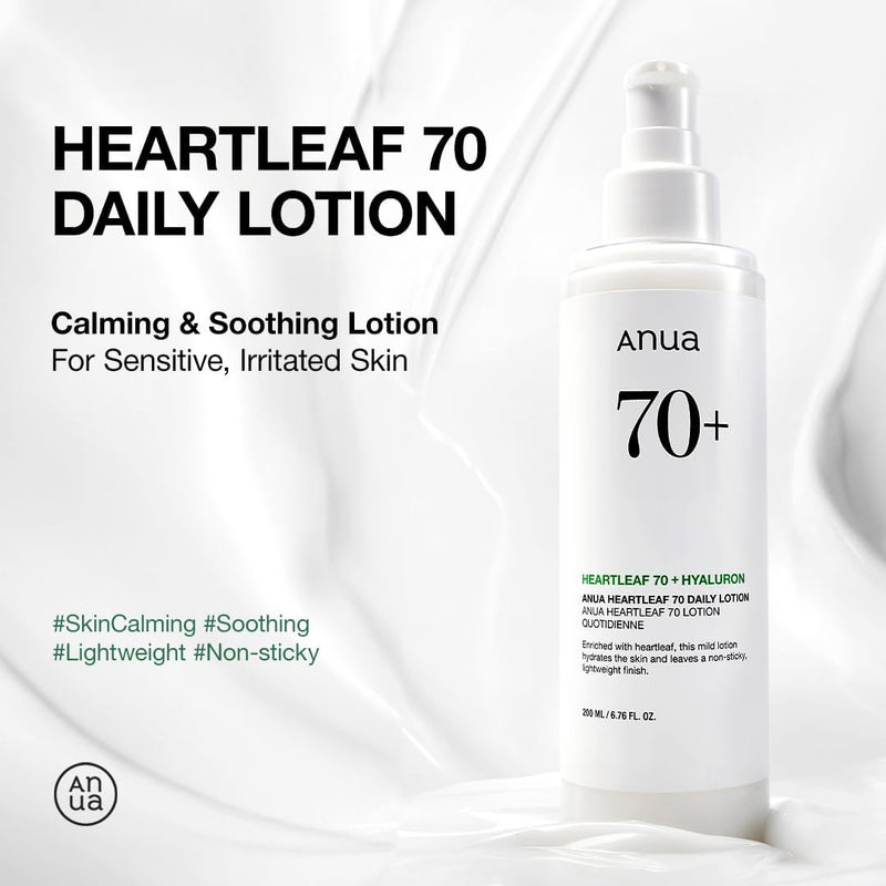 Heartleaf 70 Intense Calming Cream with Ceramide, Panthenol, Heartleaf extract, Korean Skin care - (50ml /1.69Fl. Oz) (Heartleaf Lotion)