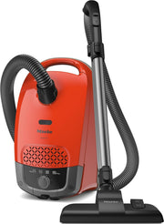 Miele Guard S1 Bagged Cylinder Vacuum Cleaner with FiberTeQ Universal Floorhead, Lightweight & Compact, in Obsidian Black/Space Grey(Amazon Exclusive) - Terra red