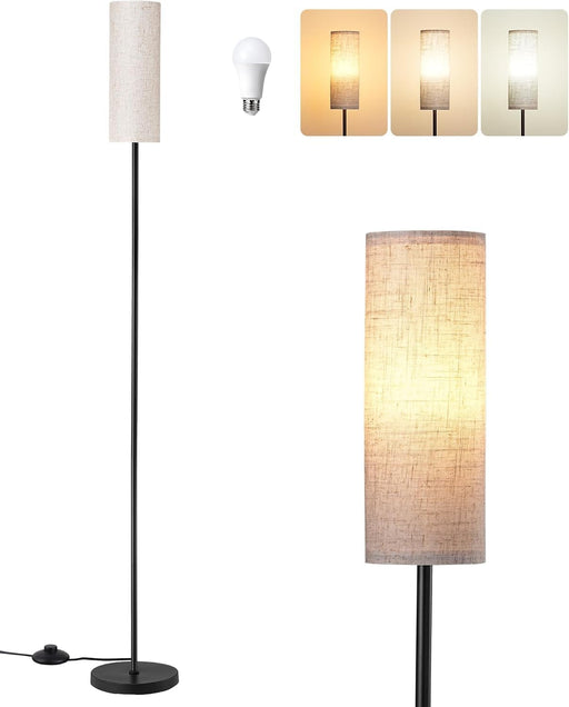 Floor Lamps For Living Room,175Cm Minimalist Standing Lamp With 9W Led Bulb,Geometry Corner Lamp Home Decoration Lamps For Bedroom Office (1) - 1