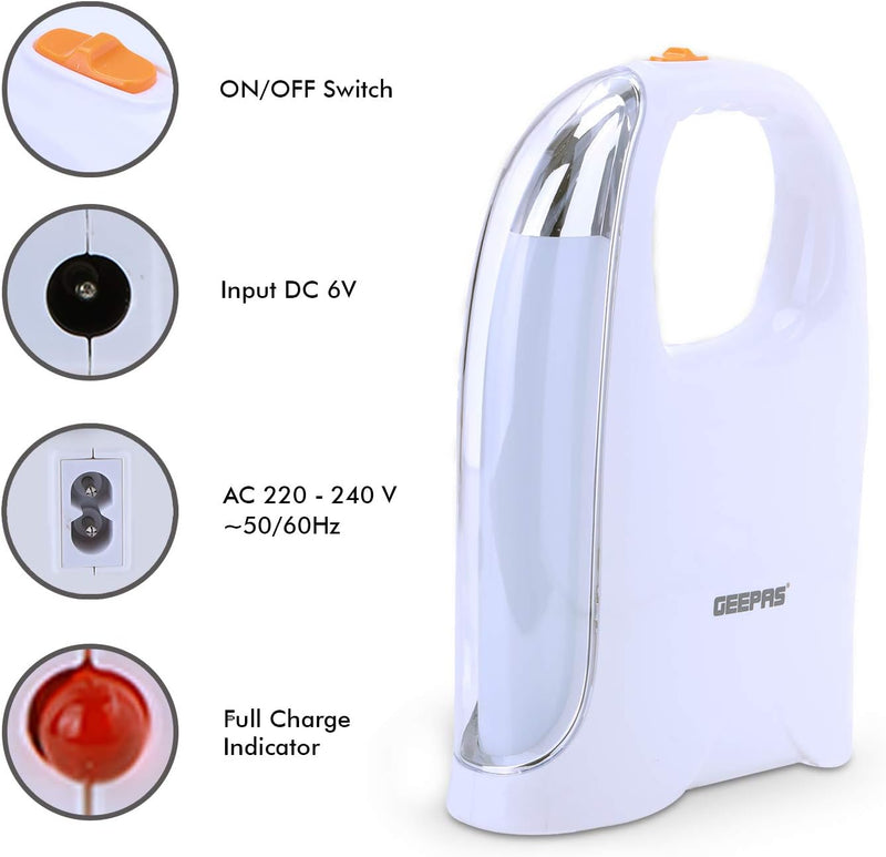 Geepas GE5596 Rechargeable LED Emergency Lantern