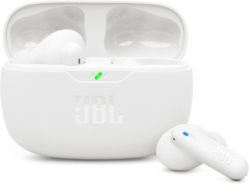 JBL Wave Beam 2 Adaptive Noise Cancelling with Smart Ambient True Wireless Earbuds, Deep Bass, Comfort Fit, 40H Battery, Hands-Free + VoiceAware, Water and Dust Resistant - Black, JBLWBEAM2BLK