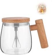 GIONAR Electric High Speed Mixing Cup, Self Stirring Coffee Mug, Automatic Mixing Coffee Cup (White) - White