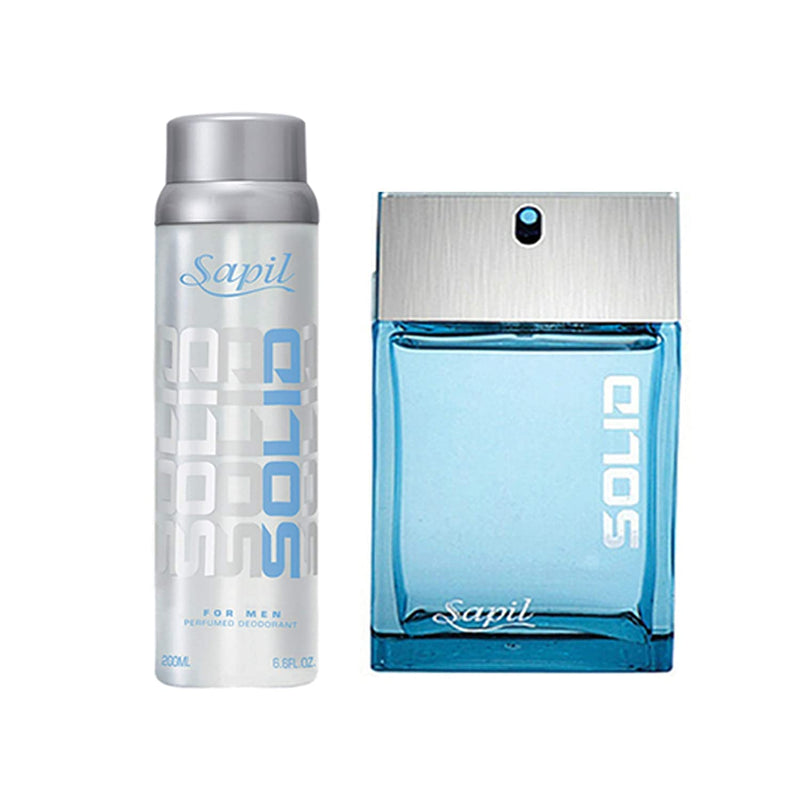 Sapil Men's Solid Gift Set (100ml,150ml)
