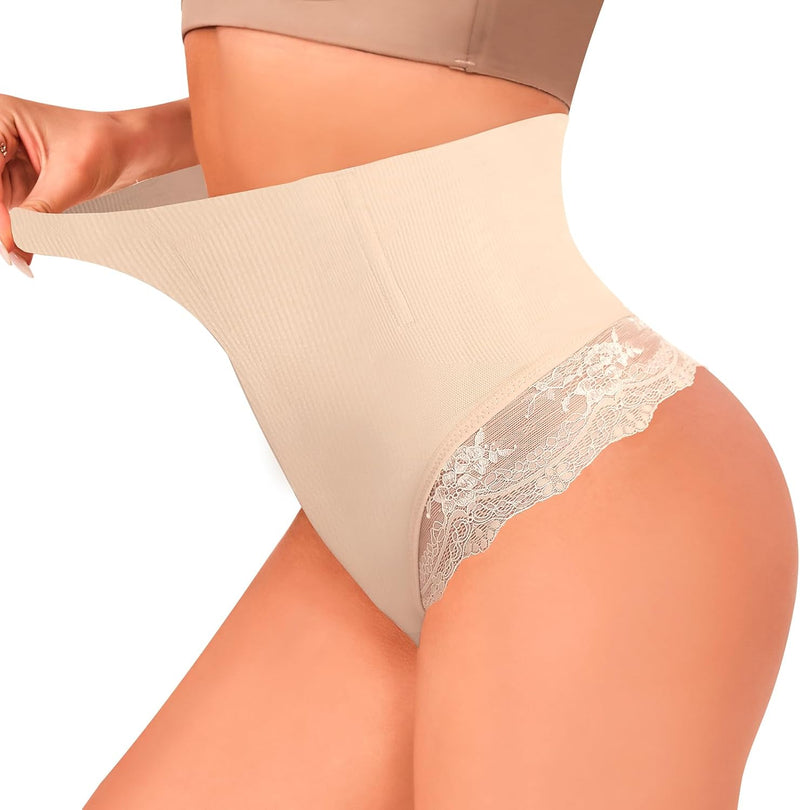Tummy Control Thong Shapewear for Women Tummy Control Seamless Shaping Thong Underwear Body Shaper Panties