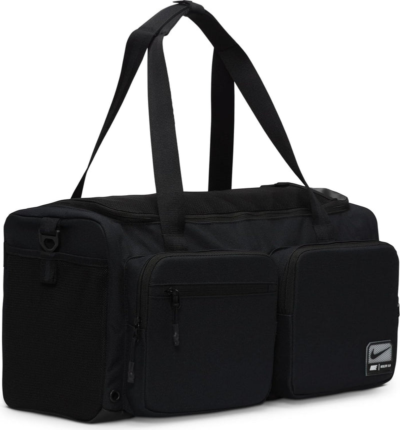 Nike Utility S Power - 2.0 Duffel Bags For Mens Black/Black/(White) Misc