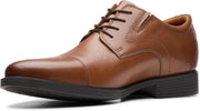 Whiddon Cap Mens Oxford - Dark Tan Leather