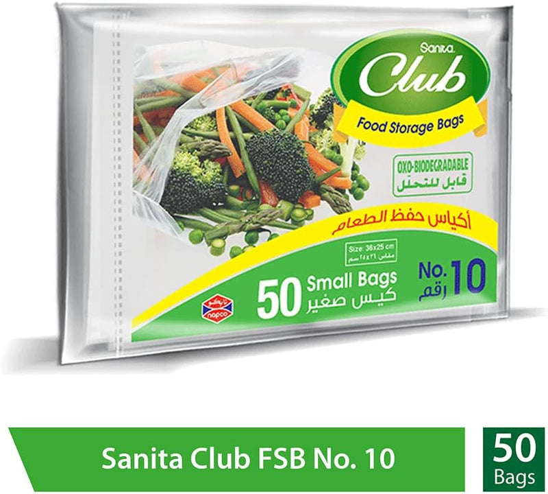 Sanita Club Napco Food Storage Bag No:10 50's