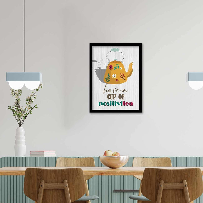 kotart - Photo Frames for Kitchen and Restaurant Wall Decoration - Food Quotes Frames for Kitchen Wall Decor - Wall Poster with Frame (11 inch x 11 inch, Multi) design-1