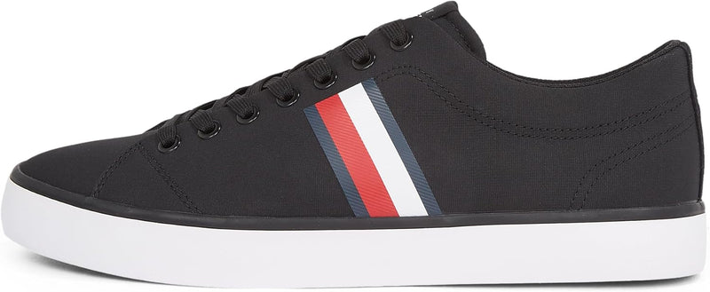 Tommy Hilfiger TH HI VULC LOW CORE STRIPES MESH mens Sneakers