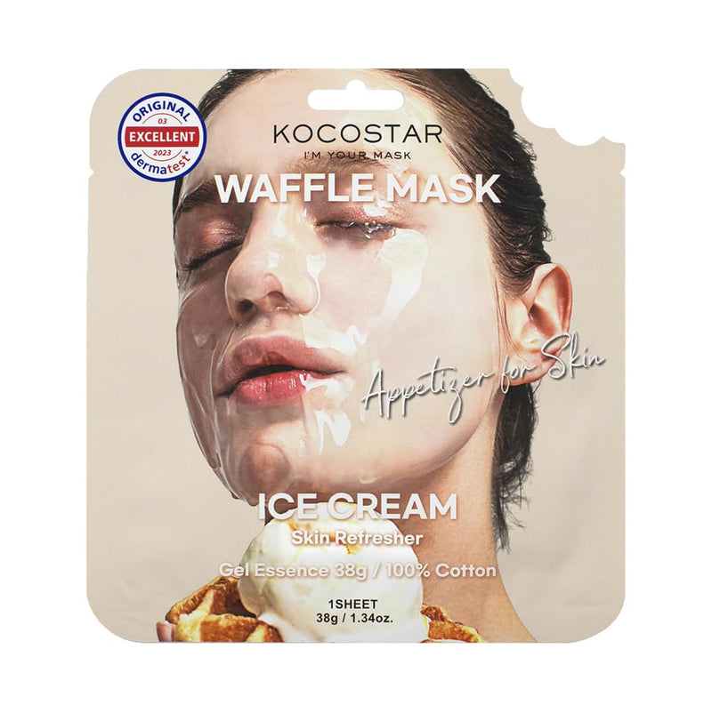KOCOSTAR Waffle Mask, Ice Cream