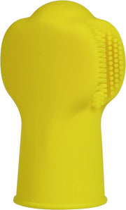 SmileFrida: Baby's First Finger Toothbrush, 3 Months and Up, Triple Angle Bristles, Soft Toothbrush Bristles, Toothbrush + Storage Case - Finger Toothbrush for Babies (3M+)