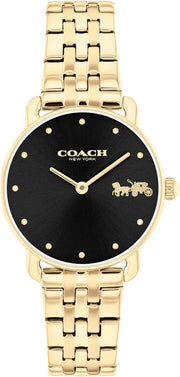 ELLIOT Women Watch, Analog - BLACK GOLD