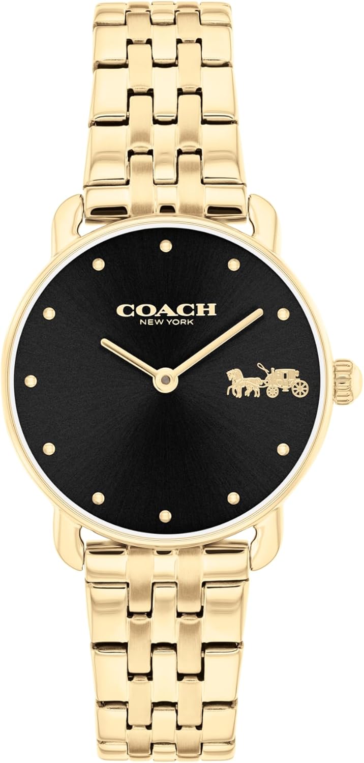 ELLIOT Women Watch, Analog - BLACK GOLD