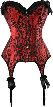 womens Hourglass Costume Corset (pack of 1) - Red-2006