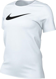 Women W Nk Df Tee Rlgnd Hbr Top - WHITE