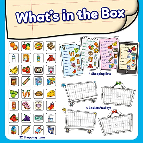 Orchard Toys Shopping List Memory Game - Matching and Memory Games for 3 Year Olds and Up - Kids Educational Toys and Learning Games - Children and Toddler Board Games Ages 3 to 7-2 to 4 Players