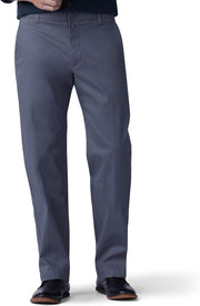 Lee Men's Extreme Motion Flat Front Regular Straight Pant - Vintage Gray