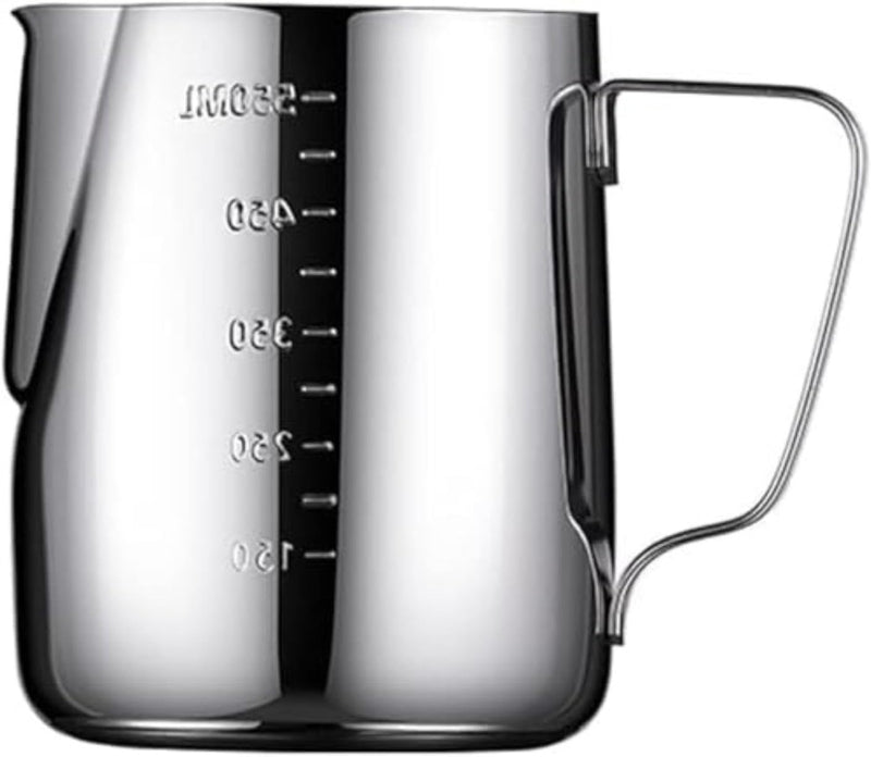 Milk Frothing Pitcher 350ml Stainless Steel Espresso Steaming Jug for Latte Espresso Cafetiere Cappuccino Coffee Machine Accessories Barista Tools Milk Cup - 550 ml