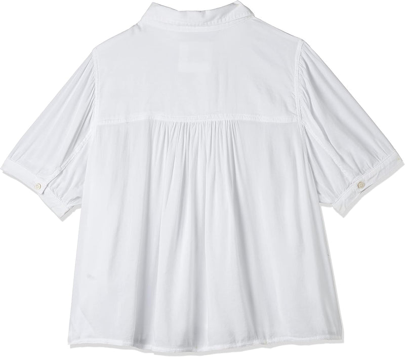 Womens Fashion Shirt U-0355-4701 Button Down Shirt (pack of 1) - White