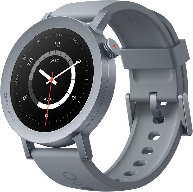 CMF by Nothing Watch Pro 2, 1.32" AMOLED Display, Built-in multi-system GPS, 120 Sports Modes, Smart Sleep Algorithm, Bluetooth calling with AI noise reduction, Dark Grey, MENA Version