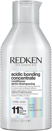 Acidic Bonding Concentrate Conditioner For Damaged Hair Repair Strengthens and Repairs Weak and Brittle Hair Sulfate-Free With Citric Acid 300ml - 300ml