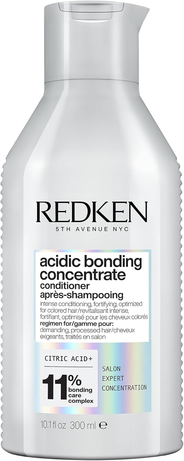 Acidic Bonding Concentrate Conditioner For Damaged Hair Repair Strengthens and Repairs Weak and Brittle Hair Sulfate-Free With Citric Acid 300ml - 300ml